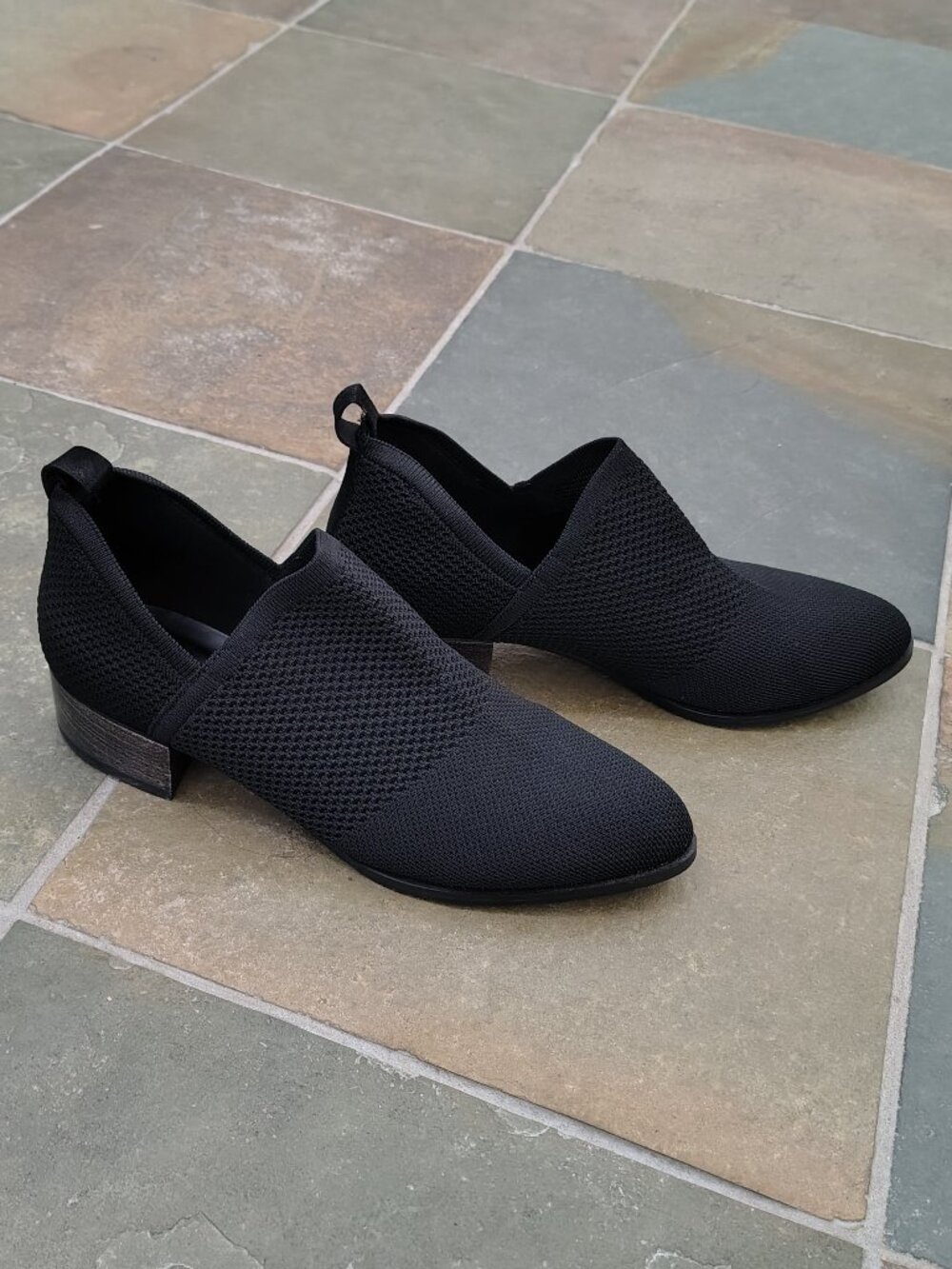 Vaneli Black Ankle Bootie